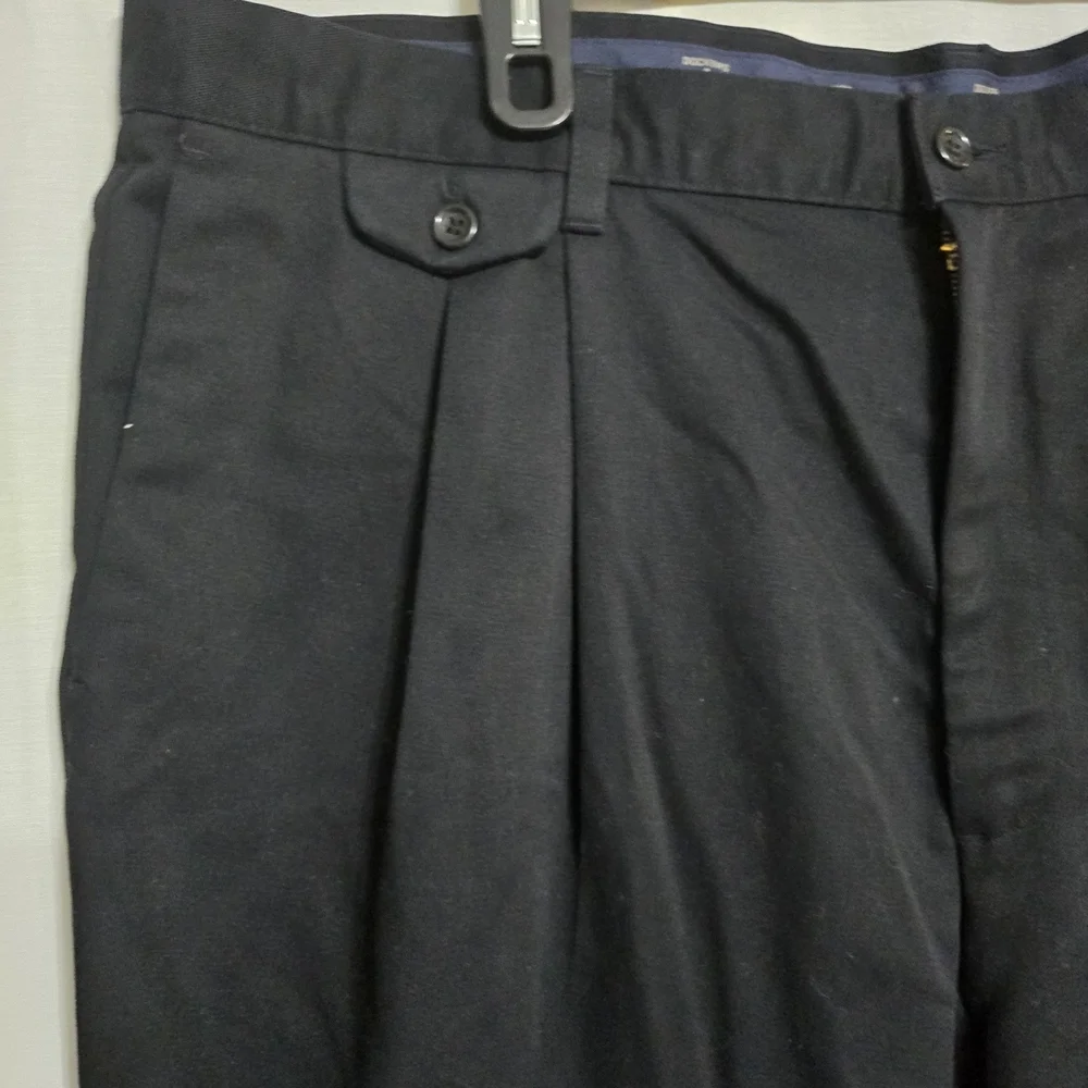 MENS Dockers Black Dress Pants Classic Straight-Leg